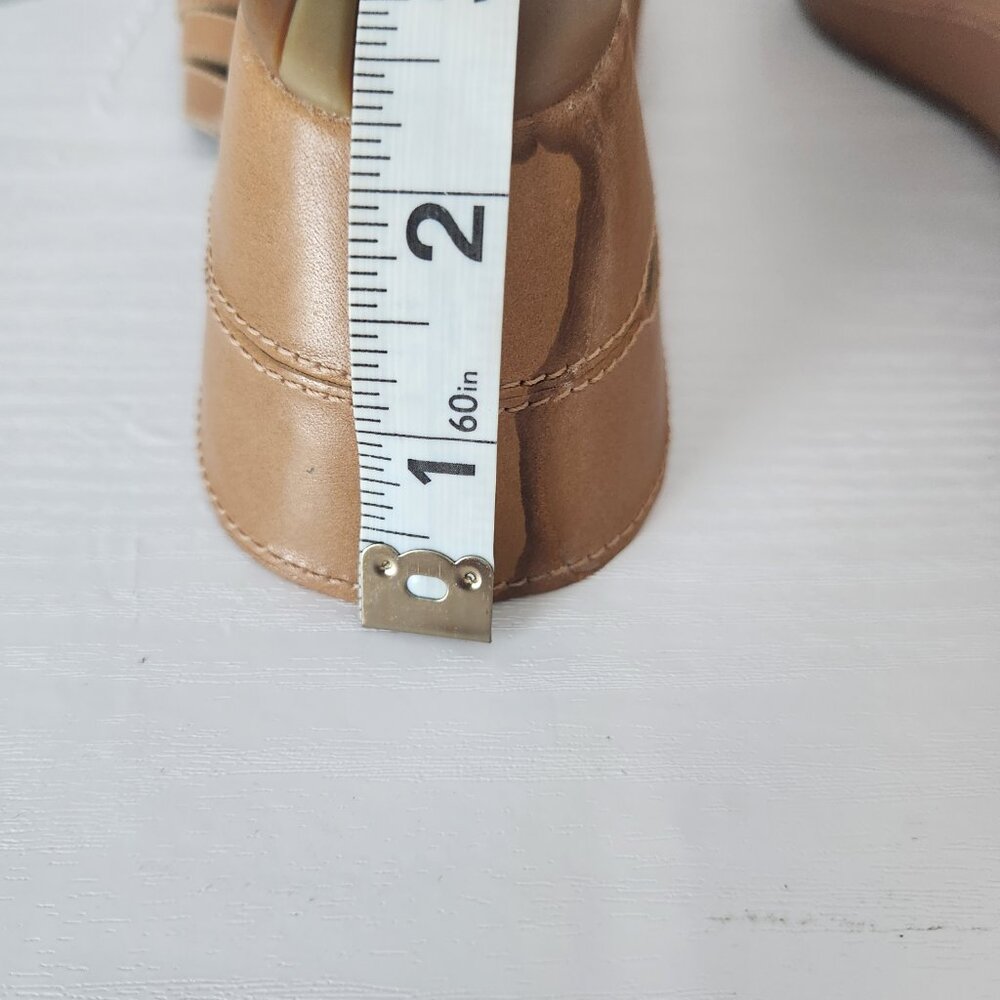 Cole Haan G Series Women’s Tan Leather Buckle Sandals Shoes Size 9B - Picture 6 of 7